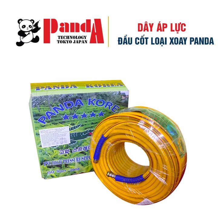 Dây Phun Xịt Áp Lực Cao PANDA  Đầu Cốt Loại Xoay