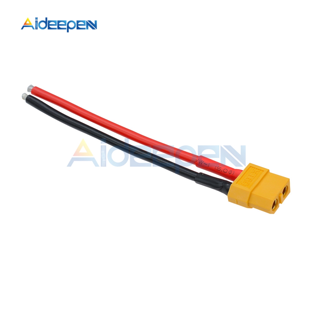 XT60 Connector Male Female W/Housing 10CM Silicon Wire 14AWG XT-60 Plug | BigBuy360 - bigbuy360.vn