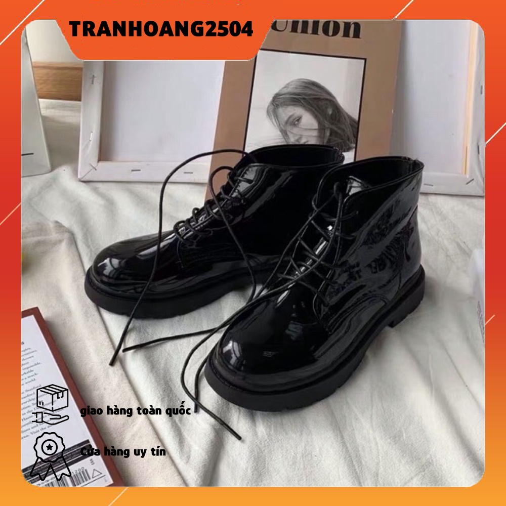 [ SẴN HÀNG - SHIP NGAY ] Giày ulzzang boots cổ cao đơn giản ảnh thật cuối
