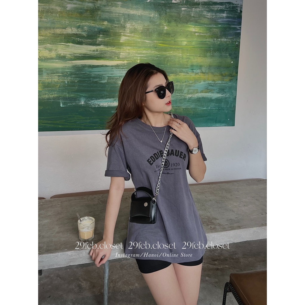 [Ảnh thật/Video] Áo phông oversize in Eddie bauer tag 3158, mặc đôi nam nữ - 29feb.closet - A36 | BigBuy360 - bigbuy360.vn