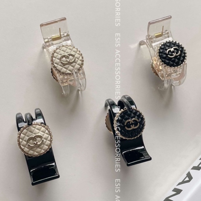 KẸP GẮP TÓC CÀNG CUA NHỰA NỮ ĐÍNH CHARM HÀN QUỐC CAO CẤP ESIS