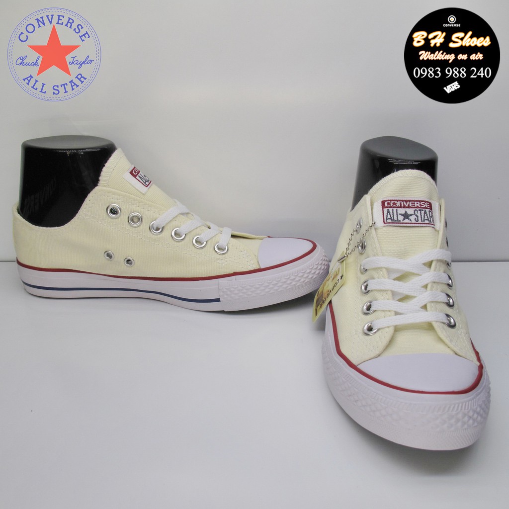 [Hộp CV] Giày Converse classic cổ thấp cổ điển vải canvas nam nữ cao cấp đầy đủ tem, tag, tặng kèm hộp hãng.