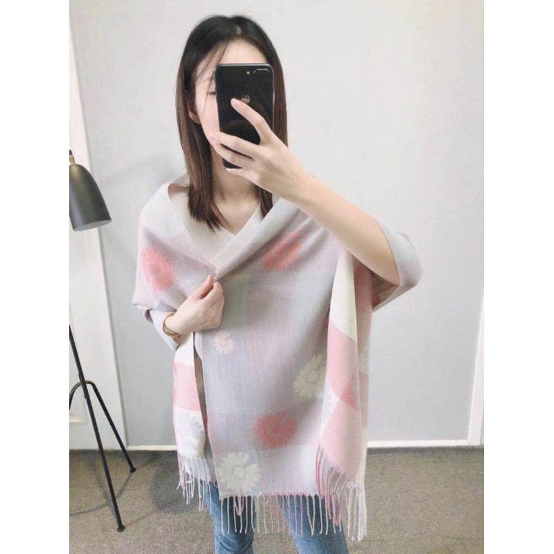 Khăn quàng cổ, Khăn dạ phong cách vintage - KT 65x200