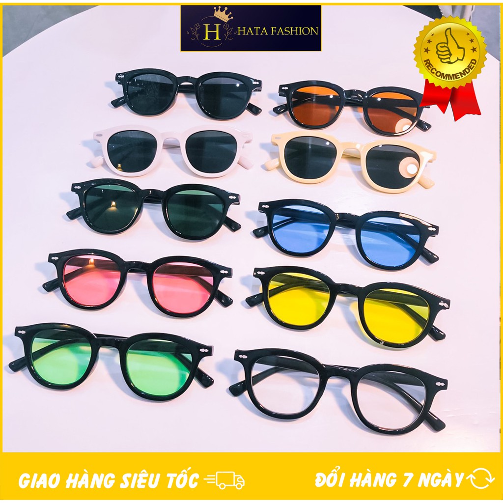 MẮT KÍNH FASHION CHỮ V 552 FORM TRÒN HOT TREND 2021