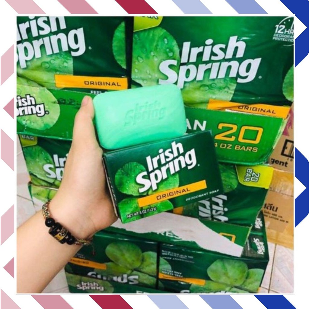 XÀ BÔNG CỤC IRISH SPRING ORIGINAL USA MỸ