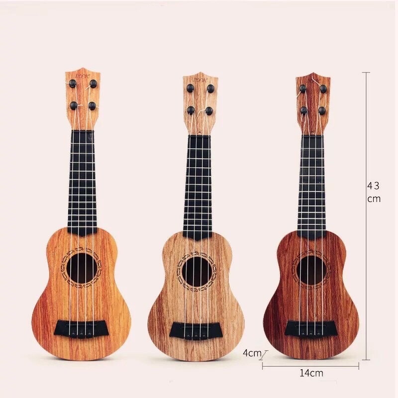 Đàn Ukulele Guitar Mini Đa Màu Sắc Kích Thích Sự Vui Chơi Của Bé Với Âm Nhạc, Đồ Chơi Bổ Ích Cho Bé Yêu Sóc_toystore