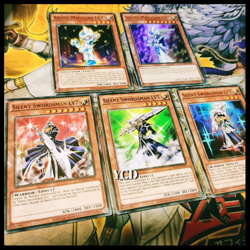 Thẻ bài Yugioh chính hãng set  Silent Magician & Swordsman - Common
