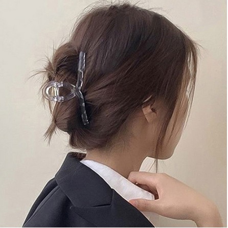 Kẹp tóc nhựa phong cách Hàn Quốc thời trang thanh lịch cho nữ
