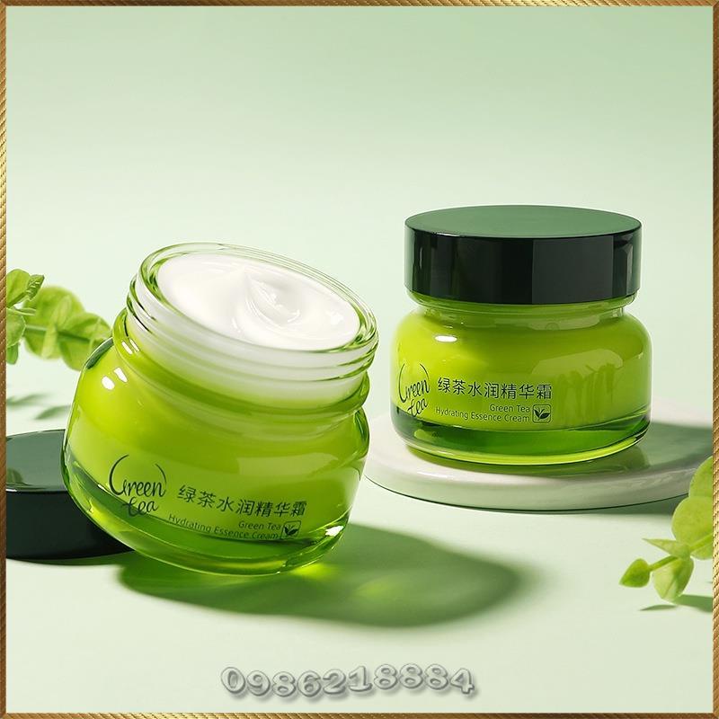 Kem dưỡng trắng cấp ẩm ngừa mụn Laikou Green Tea Hydrating Essence Cream L3052