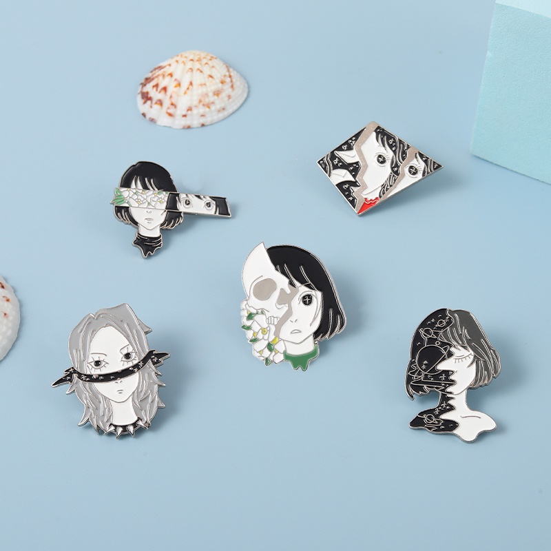 Ghim Cài Áo Hình Bộ Xương Độc Đáo