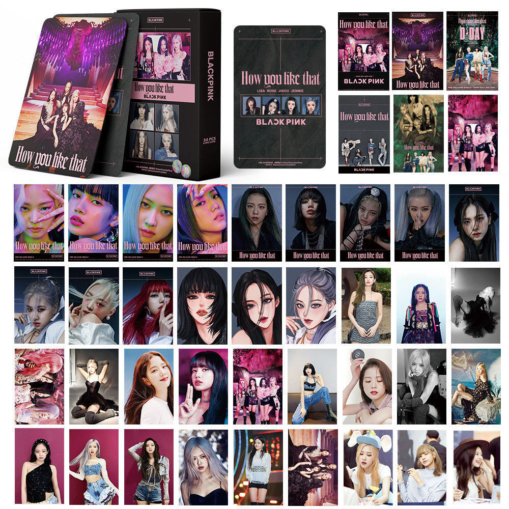 Hộp 54 Thẻ Hình Nhóm Nhạc Blackpink