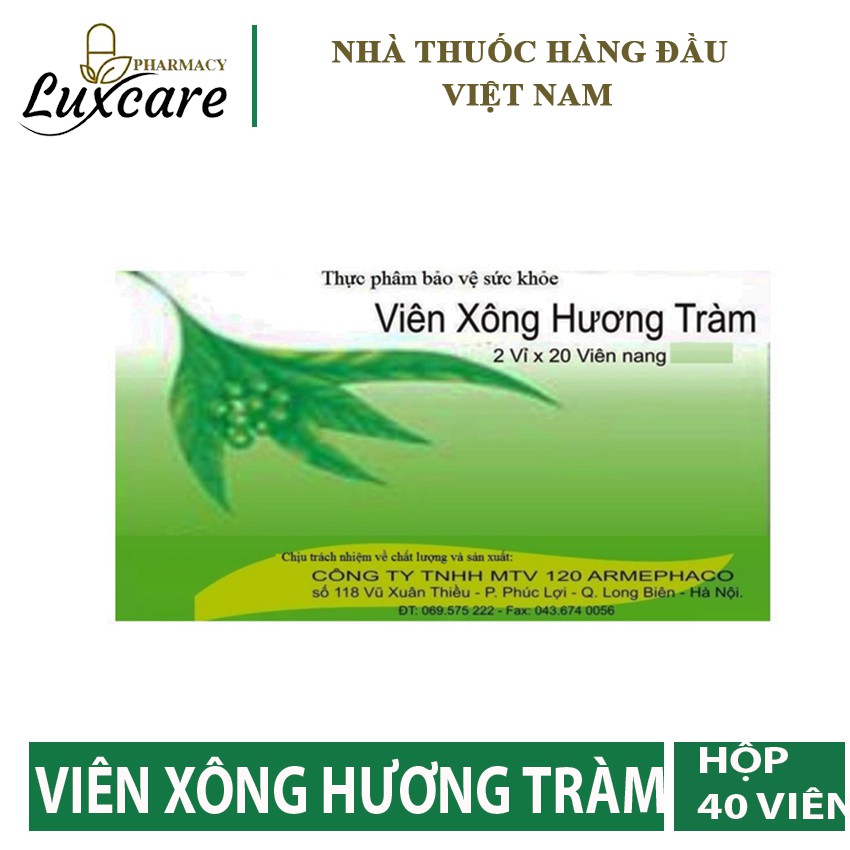 Viên Xông Hương Tràm Vim Báo Gấm - LUXCARE