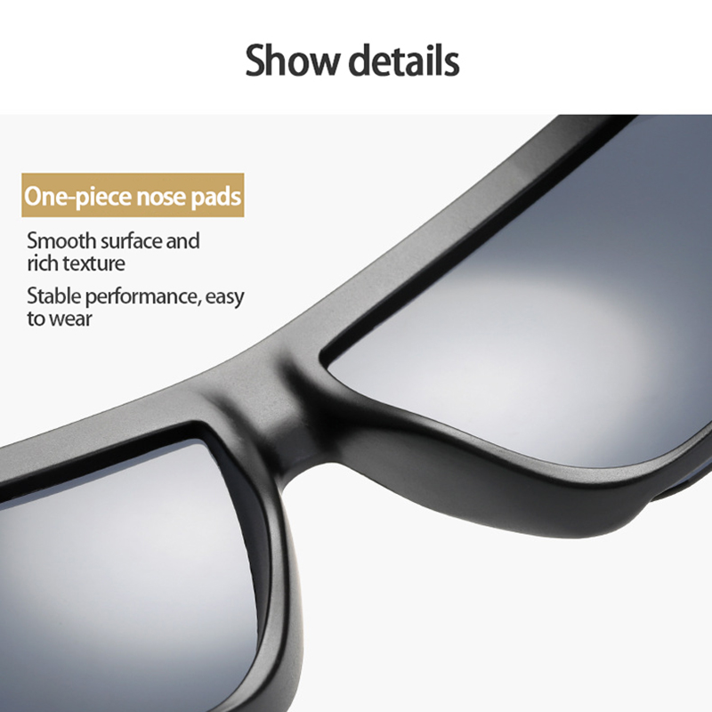 #Ready Stock# Men's Sports Sunglasses Fashion Outdoor Riding Sunglasses Driving Mirror Polarized Lens ZARAN