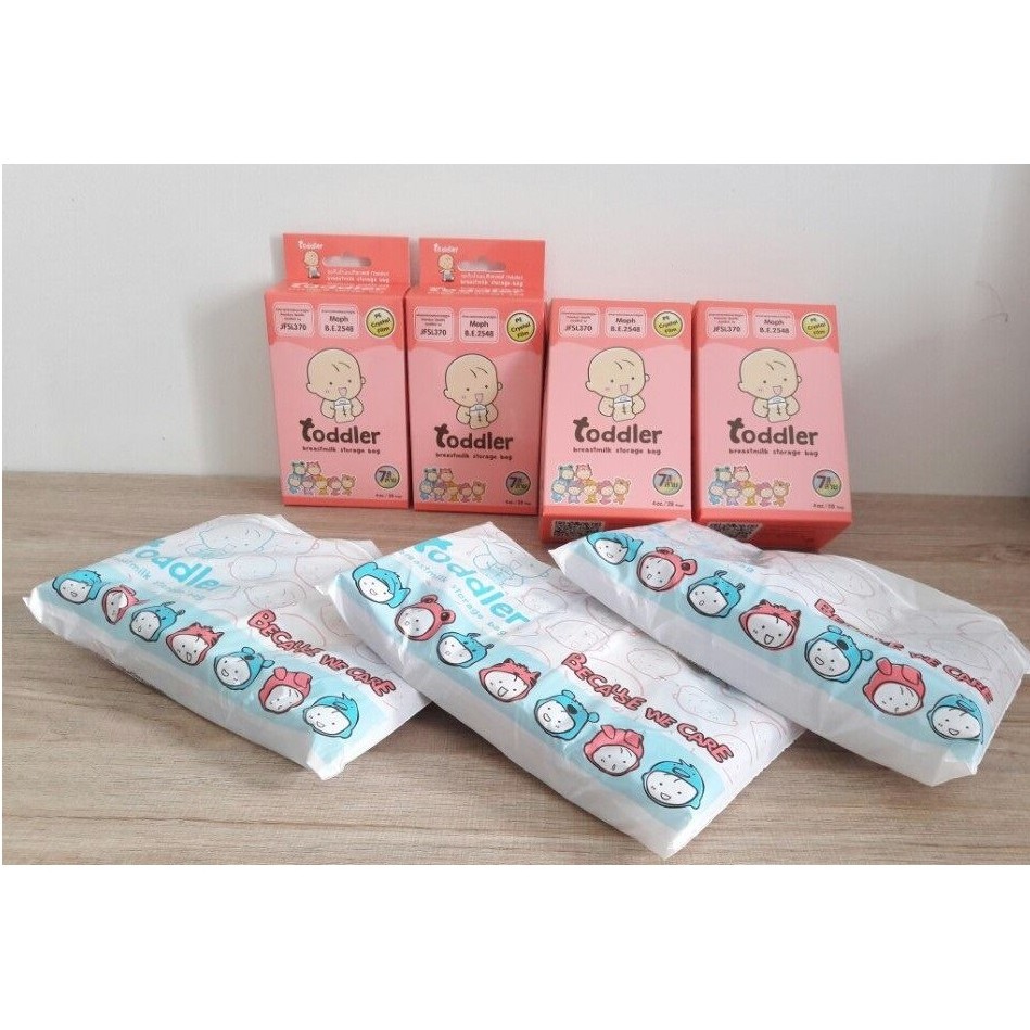 (BAO GIÁ TOÀN SHOPEE) Túi trữ sữa Toddler hộp 28 túi nhỏ 120ml