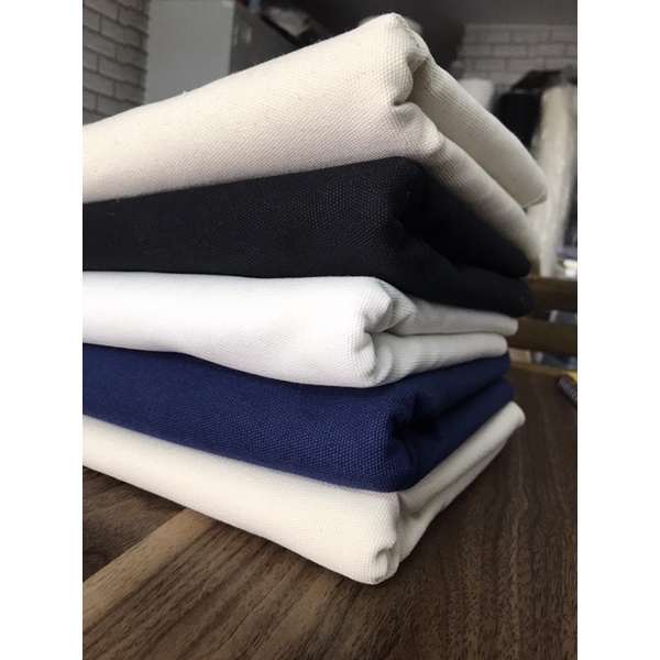 Túi Tote Canvas Trơn Nhiều Màu - Thêu Hoặc Vẽ Tranh