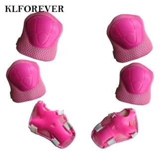 Set 6 Miếng Đệm Bảo Vệ Cổ Tay / Khuỷu Tay / Đầu Gối Cho Bé Khi Đi Xe Đạp / Trượt Băng