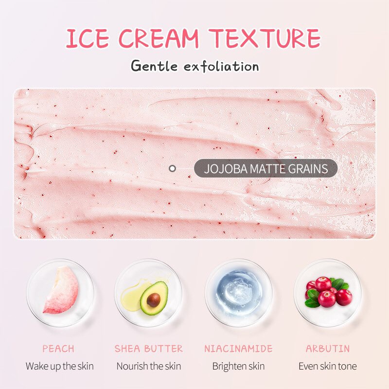 TẨY TẾ BÀO ĐÀO ARBUTIN DƯỠNG TRẮNG HỒNG LÀN DA TRAVEL SIZE 3G