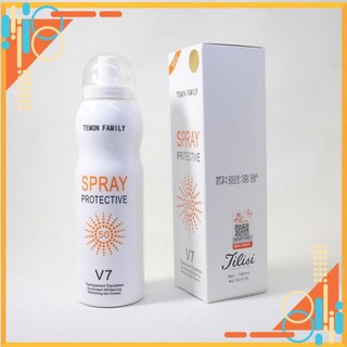 [GIÁ HUỶ DIỆT] Kem Chống Nắng Toàn Thân Dạng Xịt Sun Screen V7 Hàn Quốc 180ml – kem dưỡng trắng da body