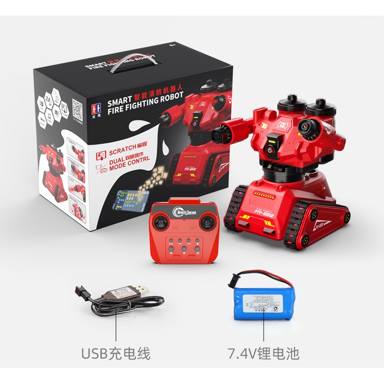 Robot Cứu Hỏa Điều Khiển Từ Xa