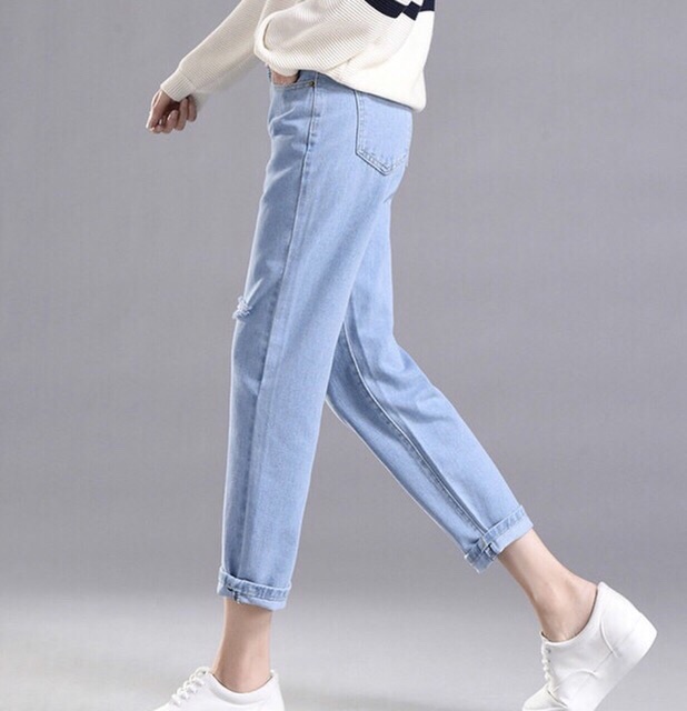 Quần Baggy rách gối CÓ BIG SIZE