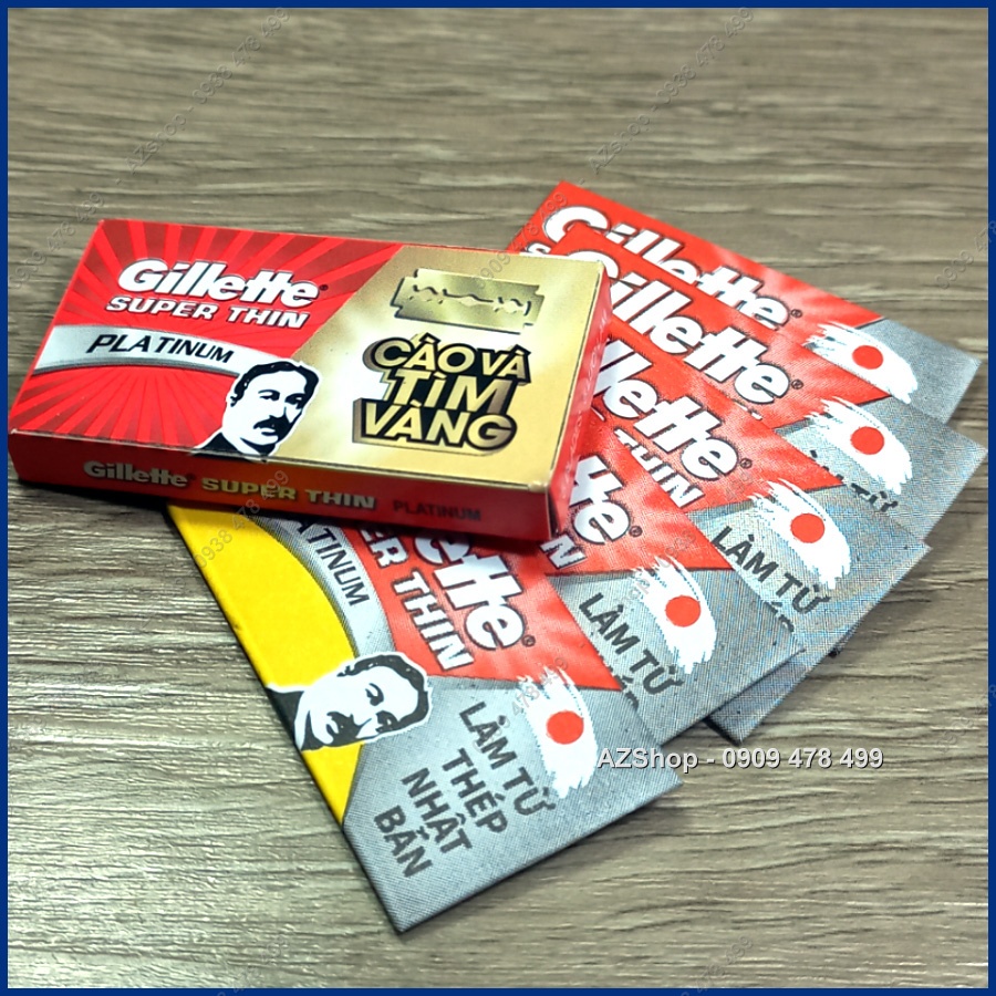 25 Lưỡi Dao Lam Gilette - diện mạo mới, Siêu mỏng - Siêu bền