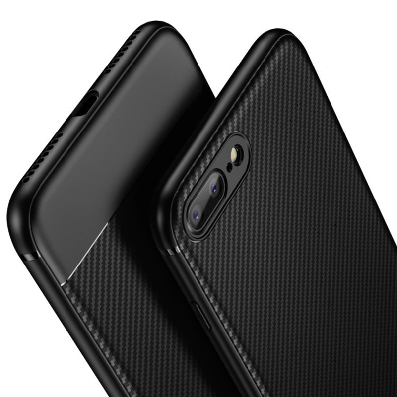 Ốp lưng điện thoại TPU sợi carbon iphone 6 6s 7 8 plus x xr xs max