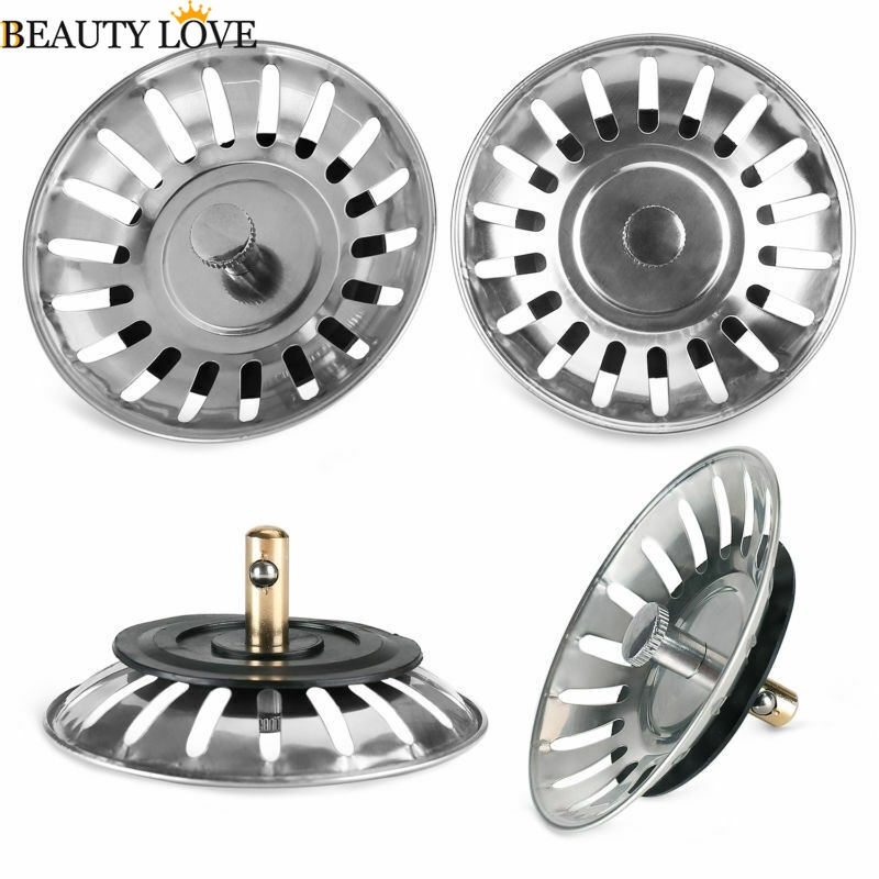 Dụng Cụ Lọc Rác Bồn Rửa Chén / Cống Thoát Nước Nhà Bếp Bằng Thép Không Gỉ