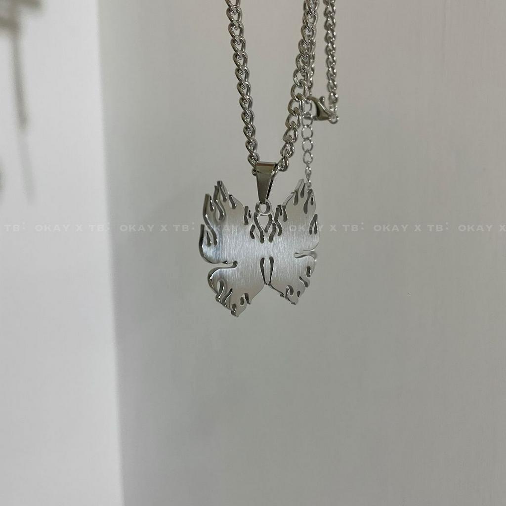 vòng cổ Mặt Hình Bươm Bướm Dễ Thương Cho Nữ