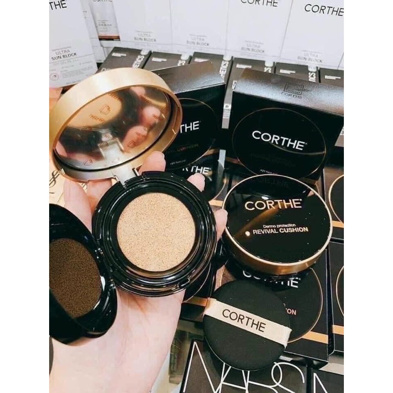 Phấn nước Corthe chống nắng, bền màu, kiềm dầu, căng bóng che phủ cao sps50 pa++ | BigBuy360 - bigbuy360.vn