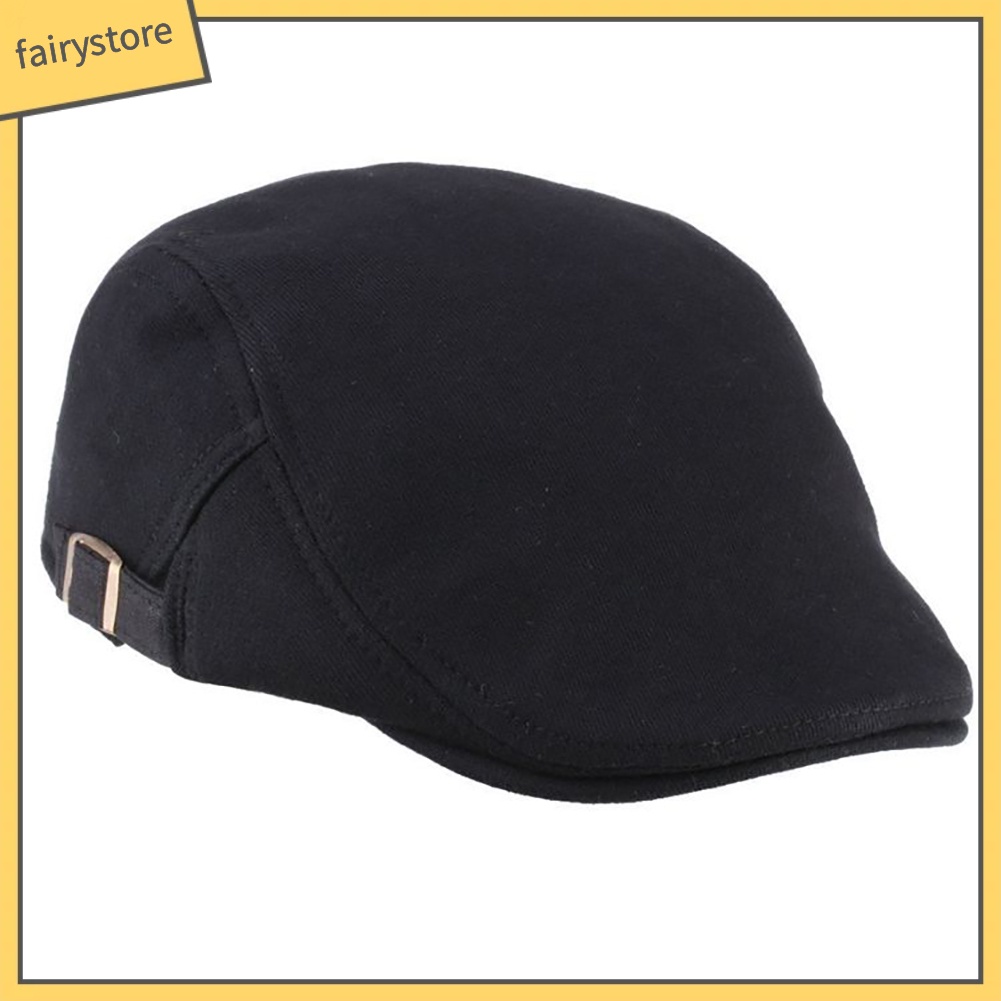 Mũ beret màu trơn thời trang dành cho nam