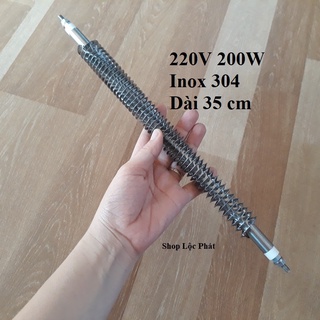 Điện trở ấp trứng 200w 220V - Thanh nhiệt làm máy ấp trứng - Điện trở gia nhiệt không khí - phụ kiện máy ấp trứng TN200