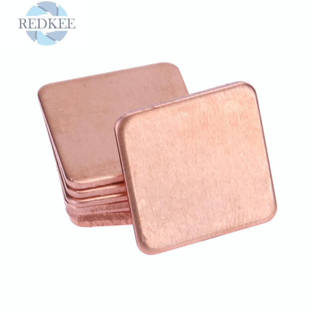 10 Miếng Đồng 20mm X 20mm 0.3mm Sang 1.5mm Cho Laptop