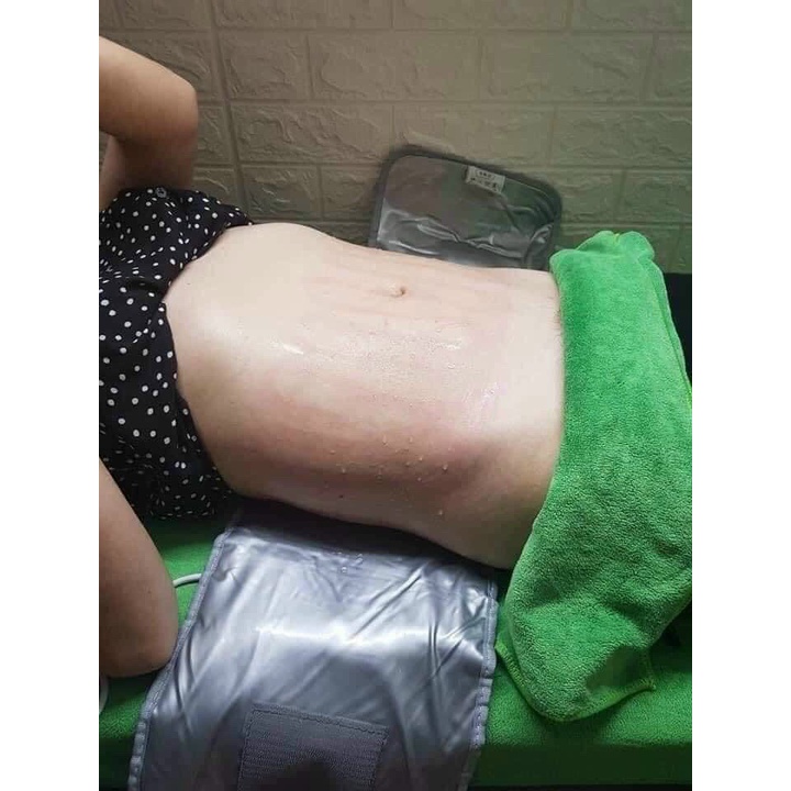Đai quấn nóng rung giảm béo massage