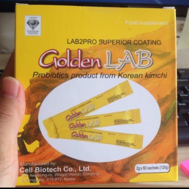 Men vi sinh golden lab- men phân lập từ kim chi