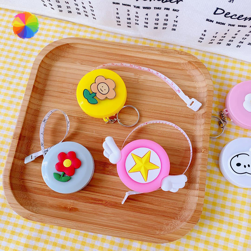 Thước dây đo quần áo mini kiểu dáng hoạt hình dễ thương