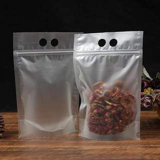 (Set 10 túi) Túi Zip đựng bánh kẹo trong suốt