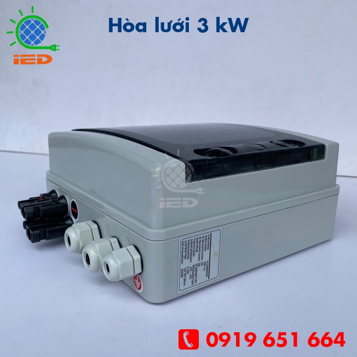 Tủ điện năng lượng mặt trời 3 kW 1 pha - tủ điện solar, tủ điện mặt trời 3kw 1 pha, tủ điện đấu nối sẵn