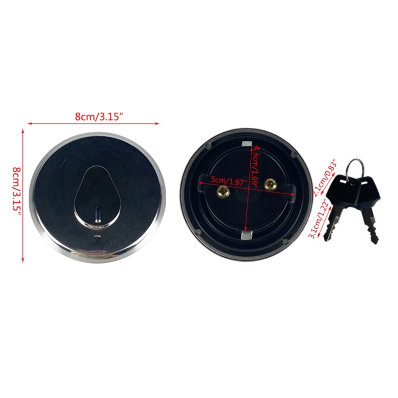 Nắp Đậy Bình Nhiên Liệu Có Khóa Dành Cho Xe Mô Tô GN250 GN125 GN 125 250
