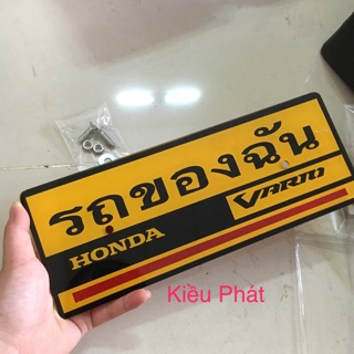 Bảng Tên Vario Chữ Thái Full Ốc