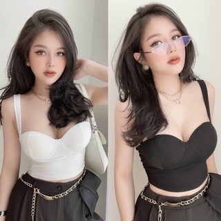 ÁO 2 DÂY cúp ngực, áo 2 dây croptop nâng ngực sành điệu