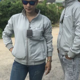 Áo khoác dù nam nữ, 2 lớp dày không nón