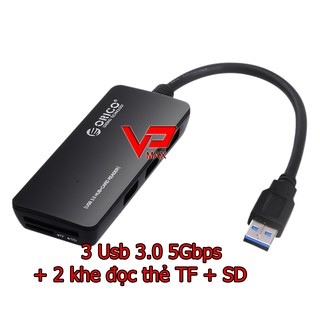 Bộ chia hub usb 3.0 orico h3ts-u3 3 cổng