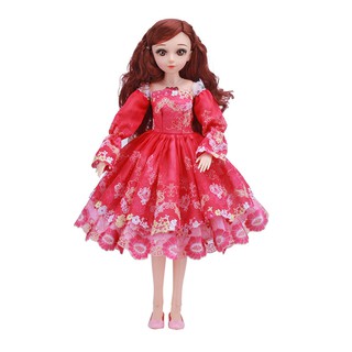 Búp Bê BJD Váy Công Chúa 15 Khớp Cao 60Cm Phát Nhạc