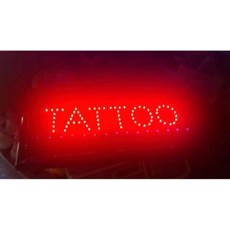 Bảng Led Tattoo và Open