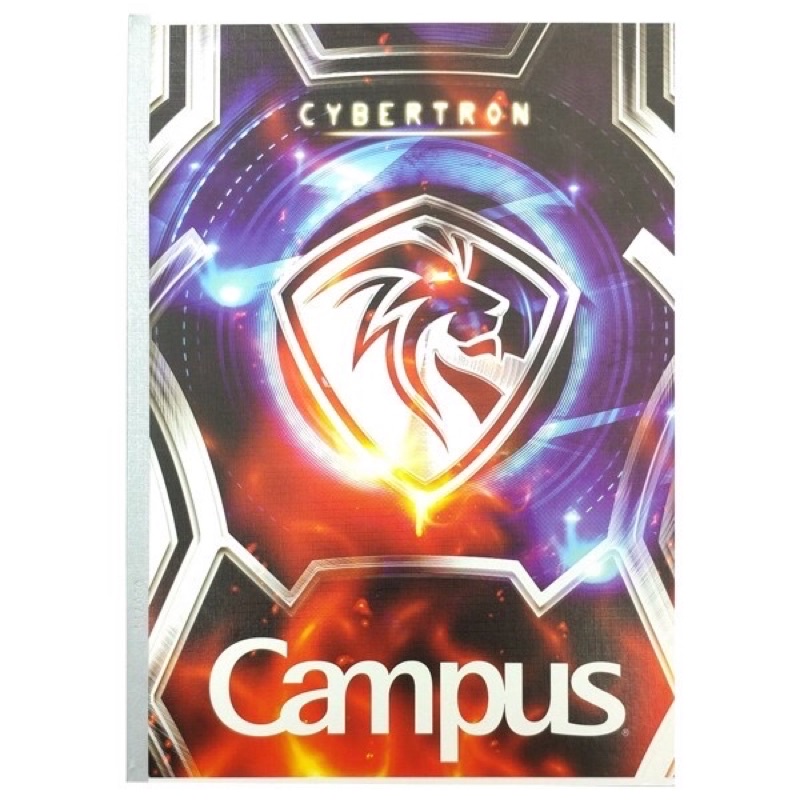 Combo 5 quyển vở Campus 200 trang kẻ ngang có chấm Cybertron