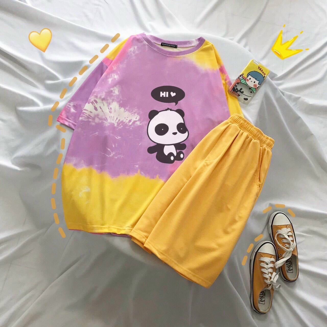 Đồ bộ hoạt hình form rộng Unisex BỘ LOANG NHIỀU MẪU Freesize dành cho nam nữ Molly Fashion | BigBuy360 - bigbuy360.vn