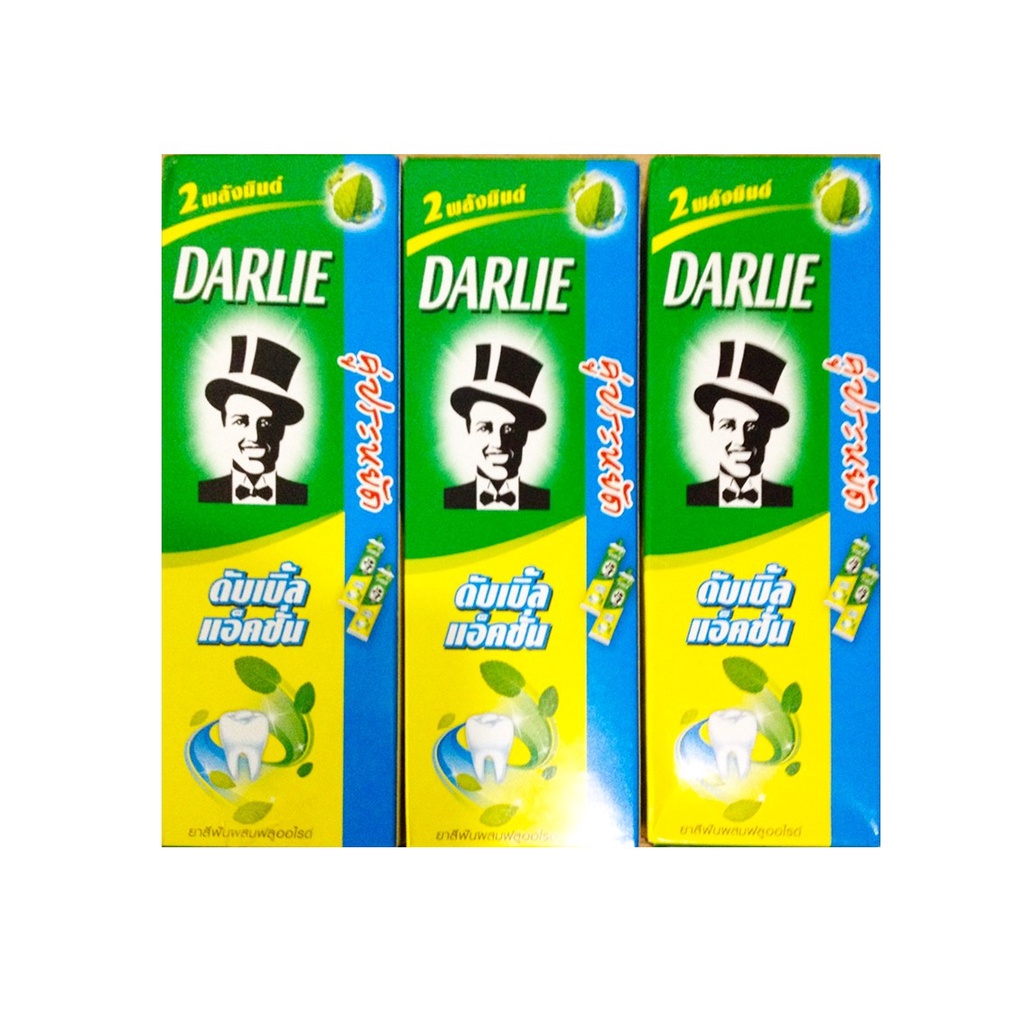 Combo 2 tuýp kem đánh răng ông tây đen Darlie