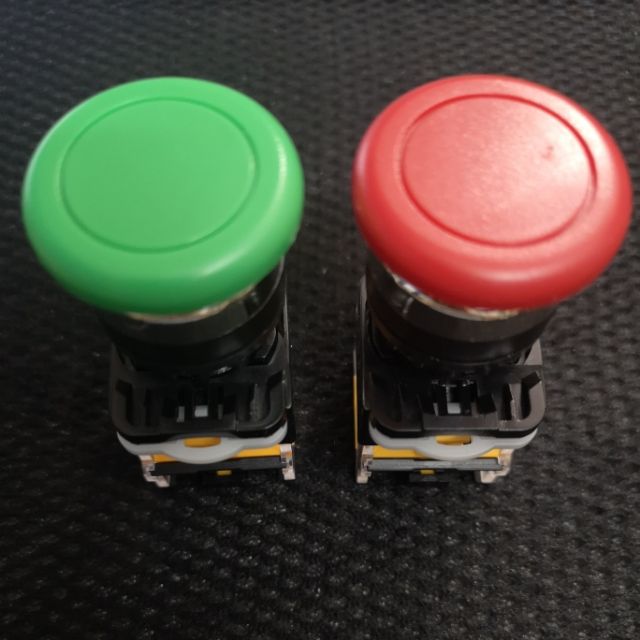 Nút nhấn nhả dạng nấm phi 22