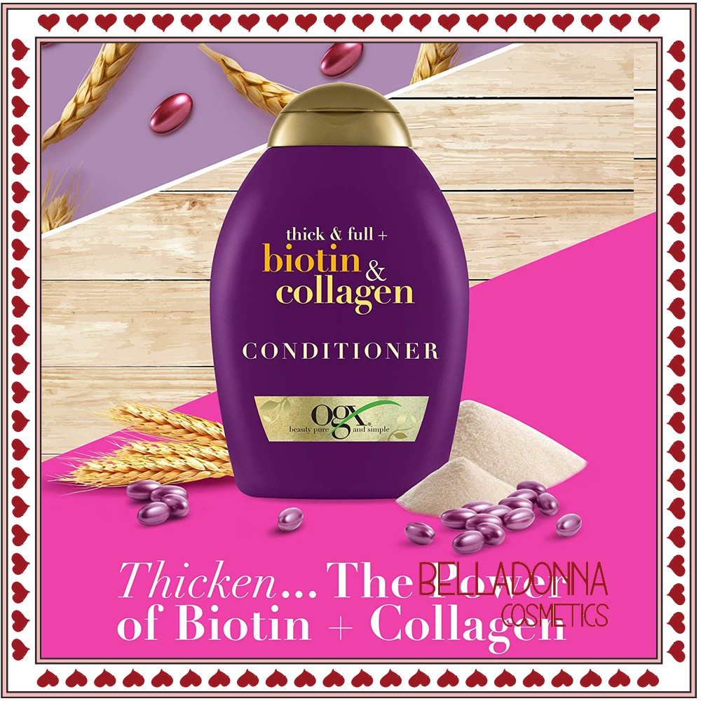 [Chuẩn Auth] Dầu Xả Kích Thích Mọc Tóc OGX Thick &amp; Full Biotin &amp; Collagen Conditioner 385ml