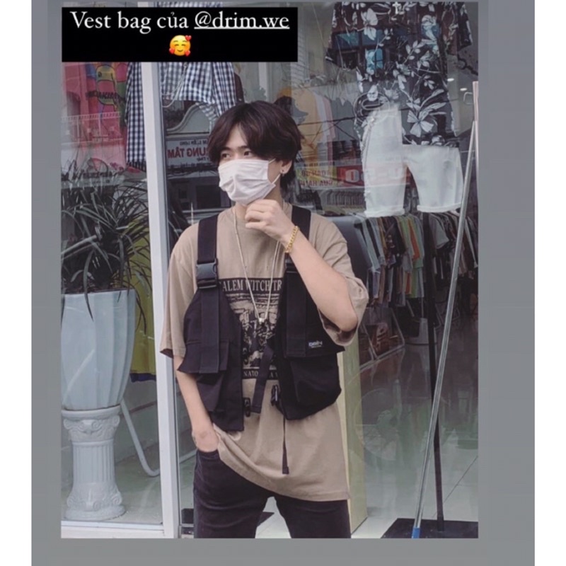 Áo gile vest bag unisex nam nữ tiện dụng Drim Vest Bag